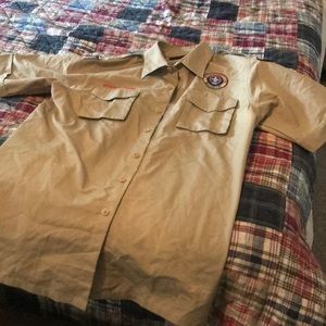 Boy Scouts of America bsa men’s m official shirt